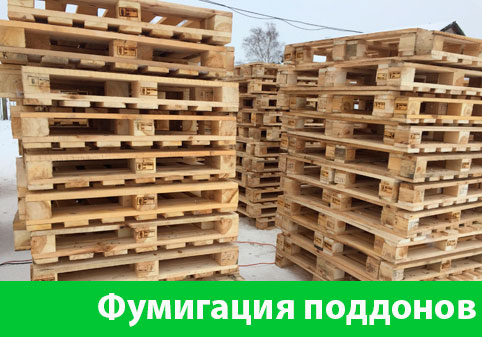 Фумигация поддонов в городе Воскресенск